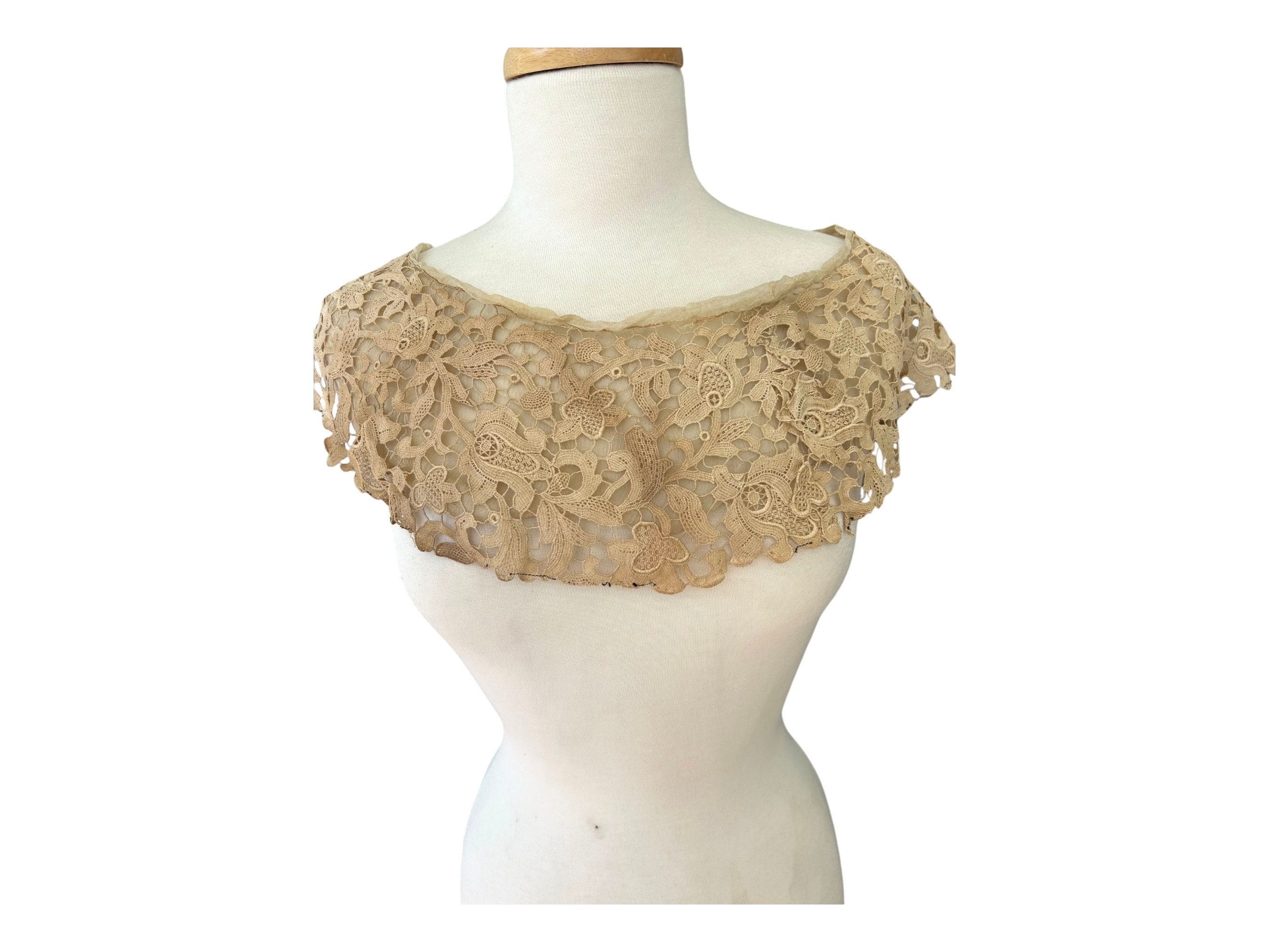 その他 Handmade Antique Lace Capelet il_fullxfull.6371544239_3flj.jpg