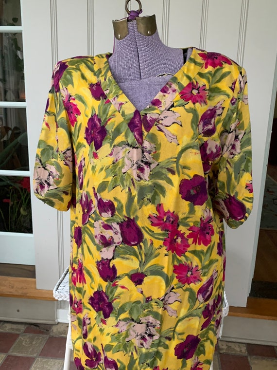 Ungaro Floral Dress. Vintage 1990s - image 3