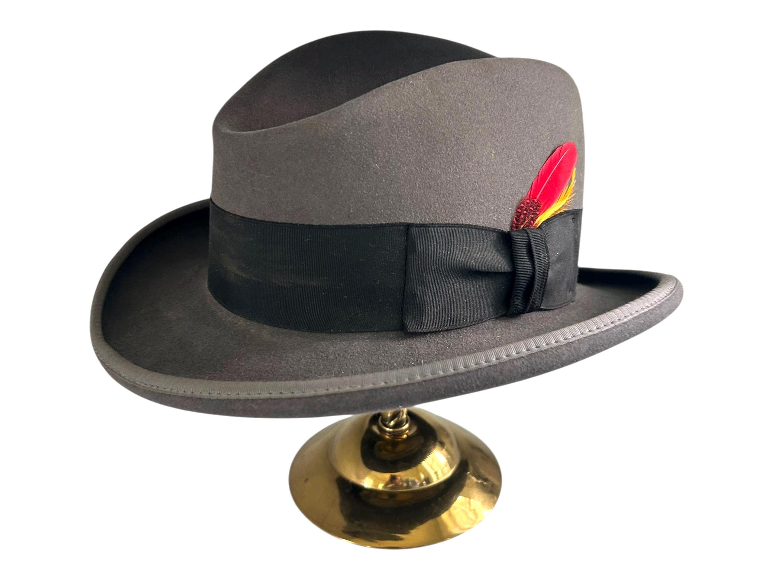 Vintage Black White Rolled Brim Hat Marshall Field Company Marshall Tour Cap Black with White Logo | Guitar Center main image 4