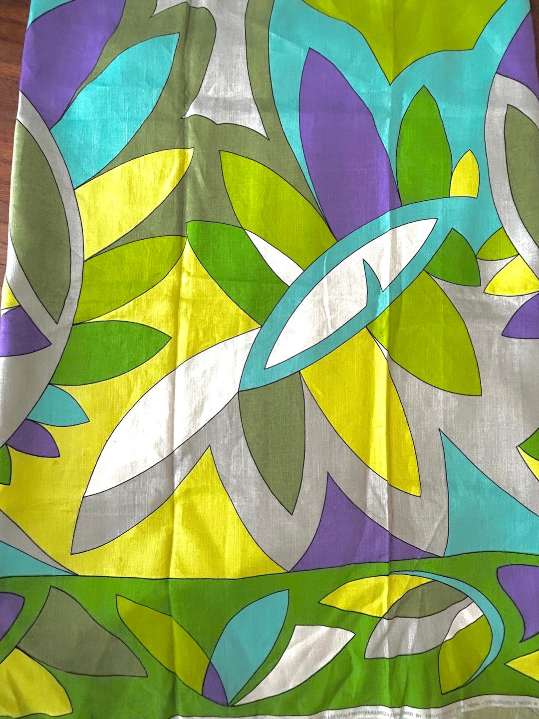 3yds. Emilio Pucci Fabric. 100 Belgian Linen. Abstract. Etsy