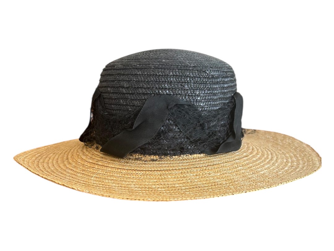 Vintage Lord and Taylor Straw Hat. Wide Brim. Womens. - Etsy
