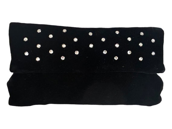 3pc. 1960s Velvet Clutch. Sequin Helena Rubinstei… - image 3