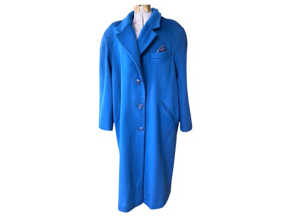 Bryant Park Royal Blue Vintage Wool Dress Coat. - Etsy Bryant Park Royal Blue Vintage Wool Dress Coat. - Etsy