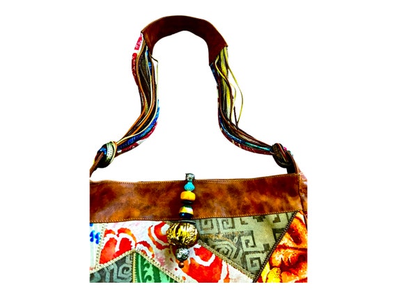 Neiman Marcus Patchwork Leather Purse. 1980s   Vi… - image 5