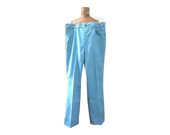 1970s Big Yank Denim Jeans. New Never Worn. Utility Pants. Mens Size: 38” waist.