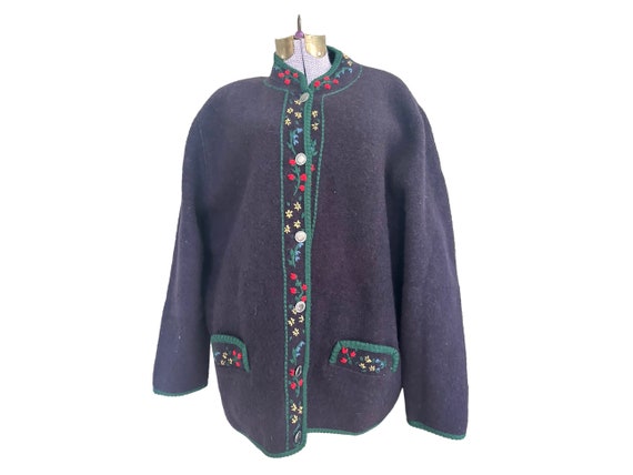 Vintage Salzburger Austria Pure New Wool Cardigan → Hotbox Vintage