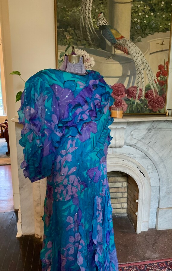 Silk Judith Ann Vintage Dress. Stunning. - image 6