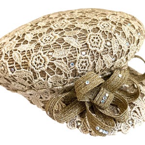 Ms Divine speckled cream hat Sz 58cm MS DIVINE Hats for Women on Sale up to 90% Off: Poshmark main image 3