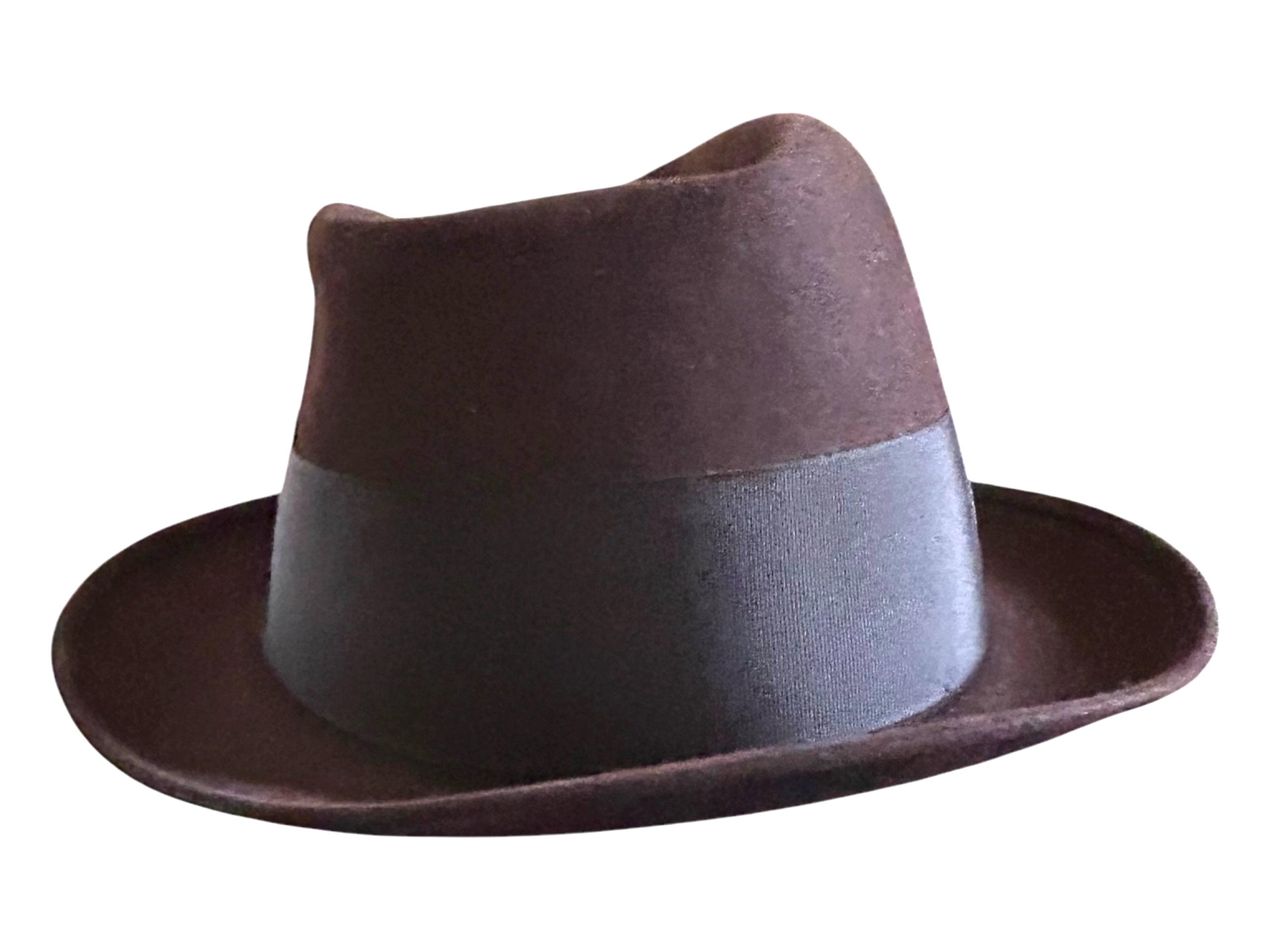 Chapeau Cowboy Stetson 4X Vintage - Feutre Castor - Taille 55 (6 7/8) - Marron Avec Boîte