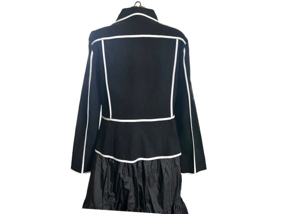 Laura Ashley Blazer. Fitted Black and White. Wome… - image 3