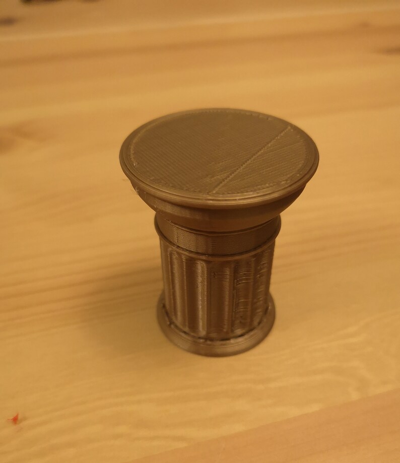 A good size for a dnd 5e mini other RPG action figure or doll Golden pedestal to display your favorite lego minifigure or any small toy