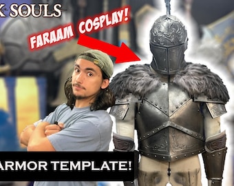 Plantilla de cosplay de espuma de armadura Faraam