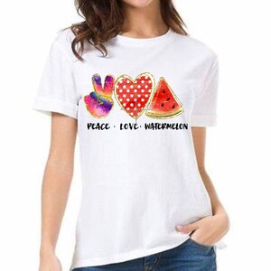 Summer Sublimation  PNG-Peace Love Watermelon-PNG file-Summer - peace-love-Sublimation file-Sublimation Design-Summer Design-Sublimation PNG