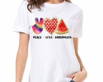 Summer Sublimation  PNG-Peace Love Watermelon-PNG file-Summer - peace-love-Sublimation file-Sublimation Design-Summer Design-Sublimation PNG