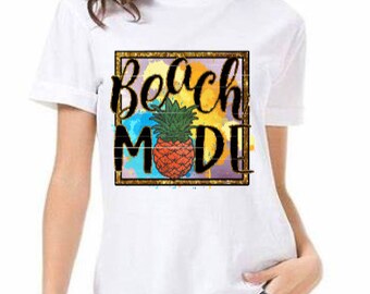Summer Sublimation  PNG-Beach Mode-PNG file-Summer -Sublimation file-Sublimation Design-Summer Design-Sublimation PNG