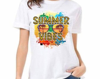 Sublimation d'été fichier PNG-Summer Vibes-PNG-Summer-Vibes-Summer-fichier de sublimation-Sublimation Design-Summer Design-Sublimation PNG