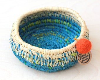 Coil Basket (Beach) | Raffia Basket handmade gift