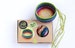 Coil Basket Kit (Rainbow) | DIY Basket Weaving Kit | Raffia Basket | DIY Craft Kit | Rainbow Coil Basket | DIY Kit | Wickelkorb 