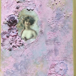 Quadro de pintura Pink Lady