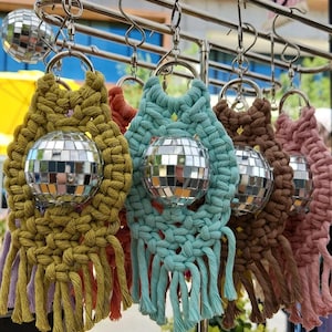 Disco Car Charm, Disco Decor, Mini Disco Hanger