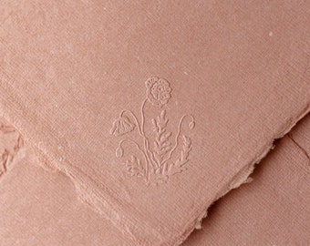 Floral Embosser, Embosses from BOTTOM, Iceland Poppies, Envelope Embosser, Emboss Wedding Envelopes, Flower Embosser, Wildflower Embosser