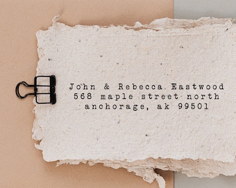 Minimalist Return Address Stamp | Custom Return Address Stamp | Simple Handwritten Address Stamp | Minimal Return Address Stamp | Custom