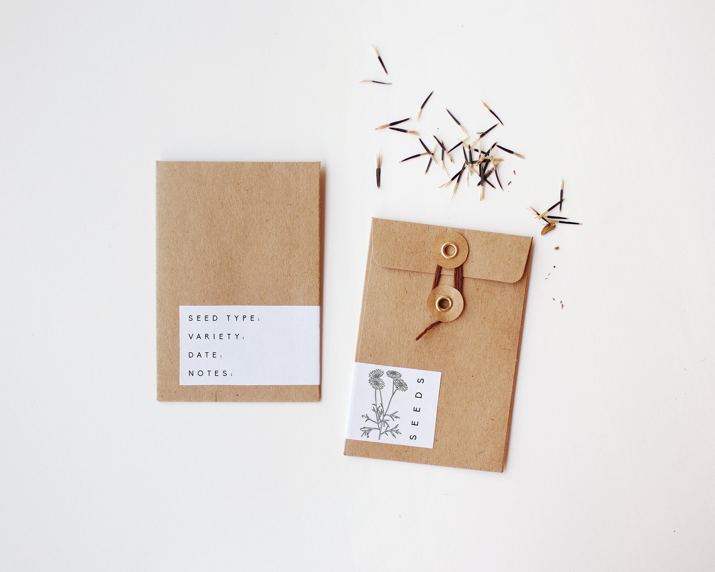 Seed Labeling Labels for Seed Packets Write on Seed Labels - Etsy