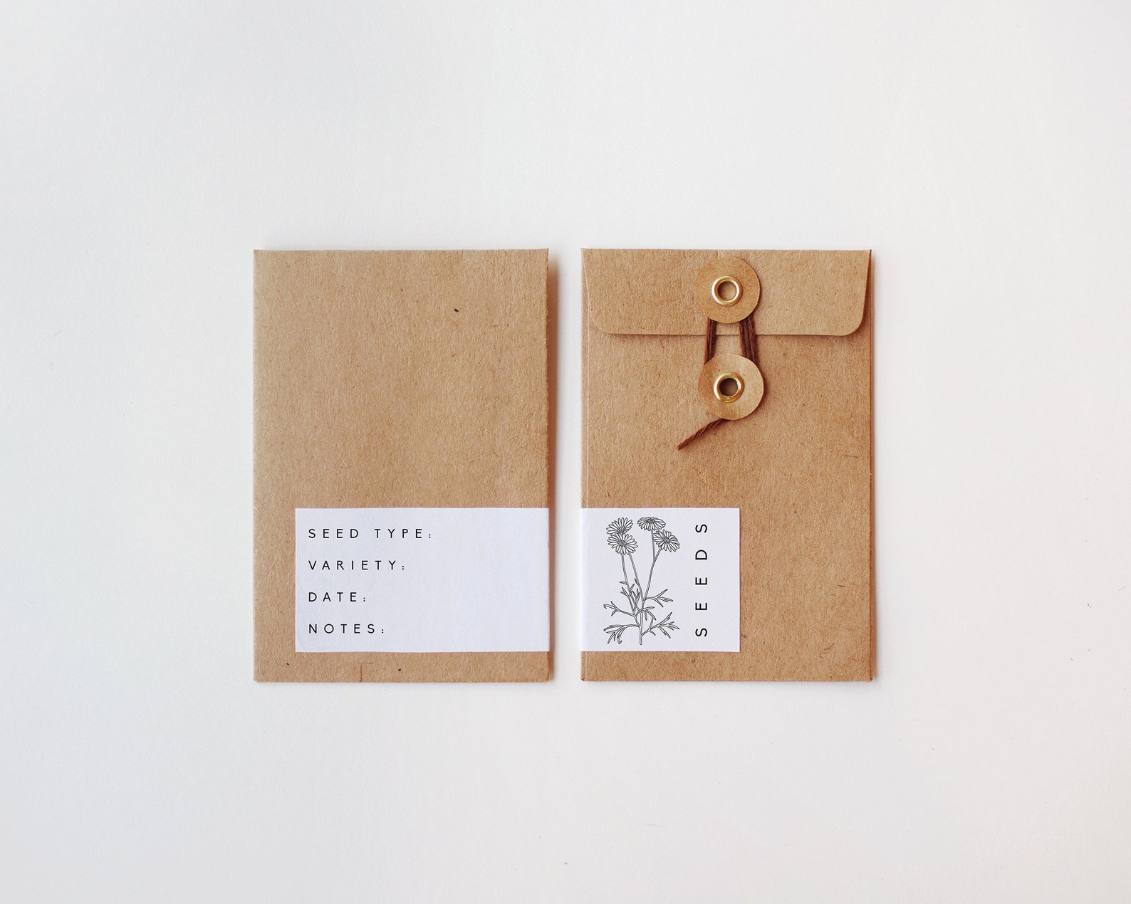Seed Labeling Labels for Seed Packets Write on Seed Labels - Etsy
