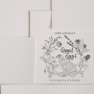 Sello de huevo de codorniz, huevos de codorniz frescos, sello de codorniz, etiqueta para cartón de huevos, etiquetas personalizadas para huevos, huevos frescos orgánicos, gallinero de codornices de traspatio