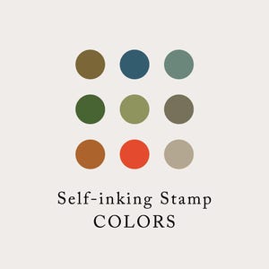 Sellos autoentintables Mejora de color / Elige tu color
