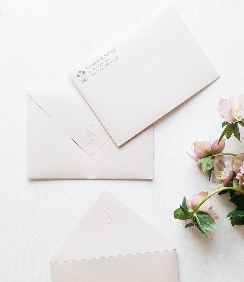 Monogram Embosser, Embosses From BOTTOM, Emboss Wedding Envelopes ...