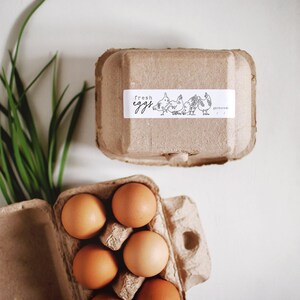 Fresh Egg Stamp | Fresh Eggs | Chicken Stamp | Egg Carton Label | Chicken Coop | Egg Labels | Organic Fresh Eggs | Backyard Chicken Coop