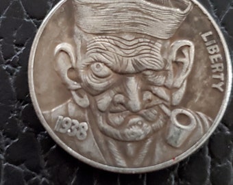 The Ole Sailor,  Hobo Nickel Coin