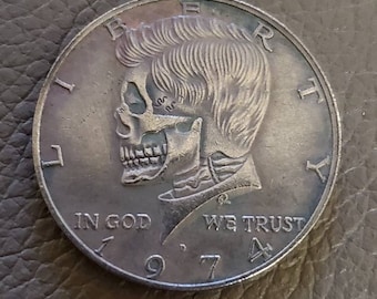 Kennedy Skullhead Hobo Coin
