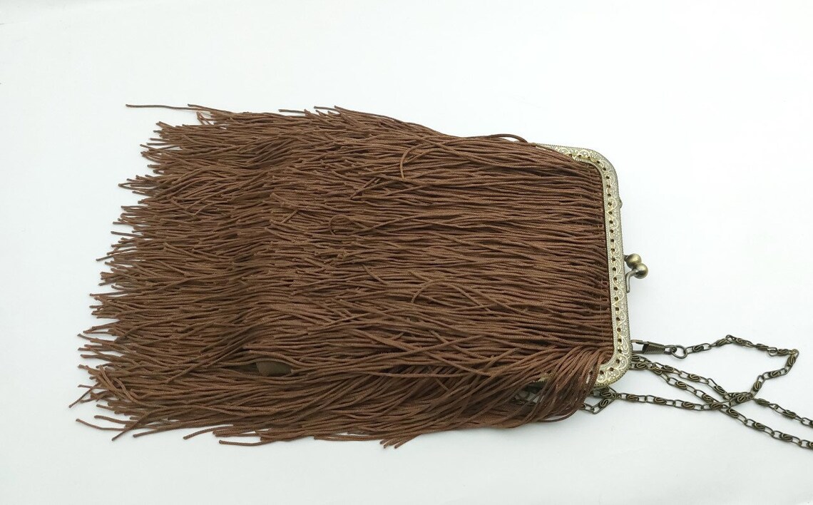 Fringe Supply Bag Weekender Bag With Fringe Fringe Crossbody Etsy