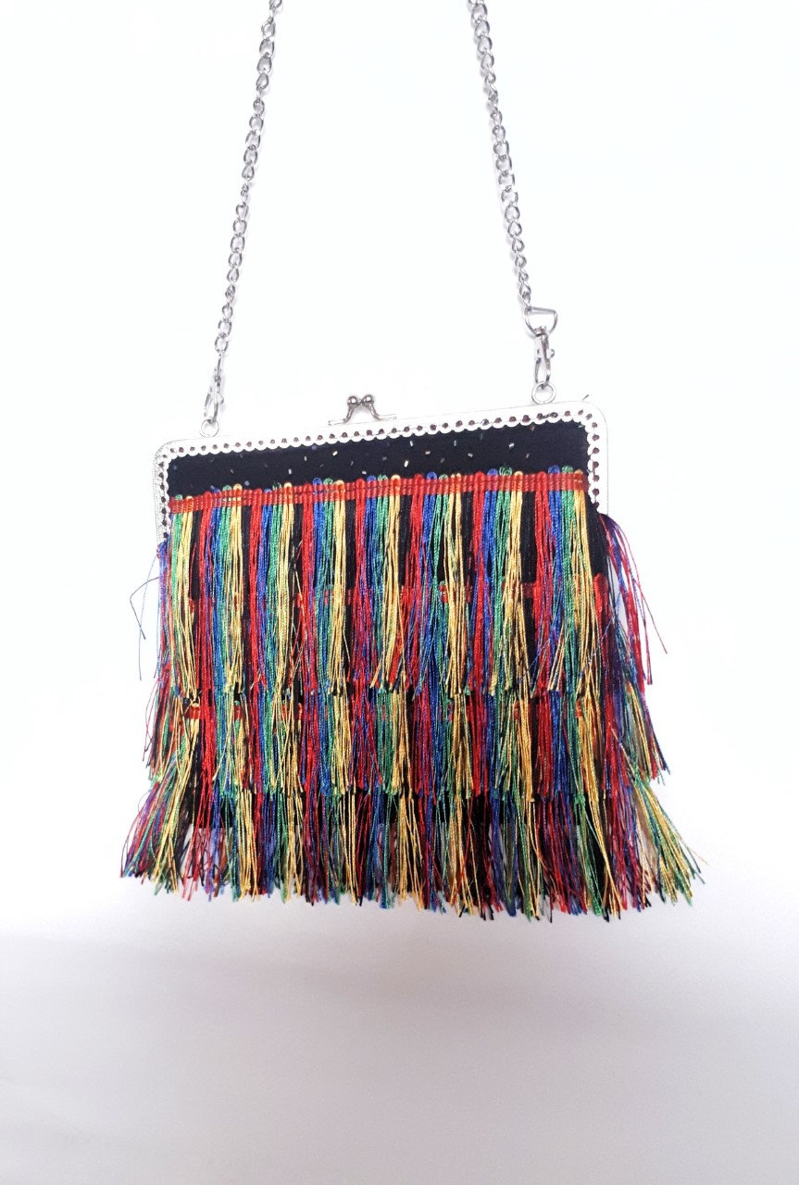 Colorful tassels bag colorful bags tassels handbag tassels Etsy