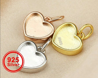 keepsake Jewelry DIY Kit 925 Silver Heart Necklace