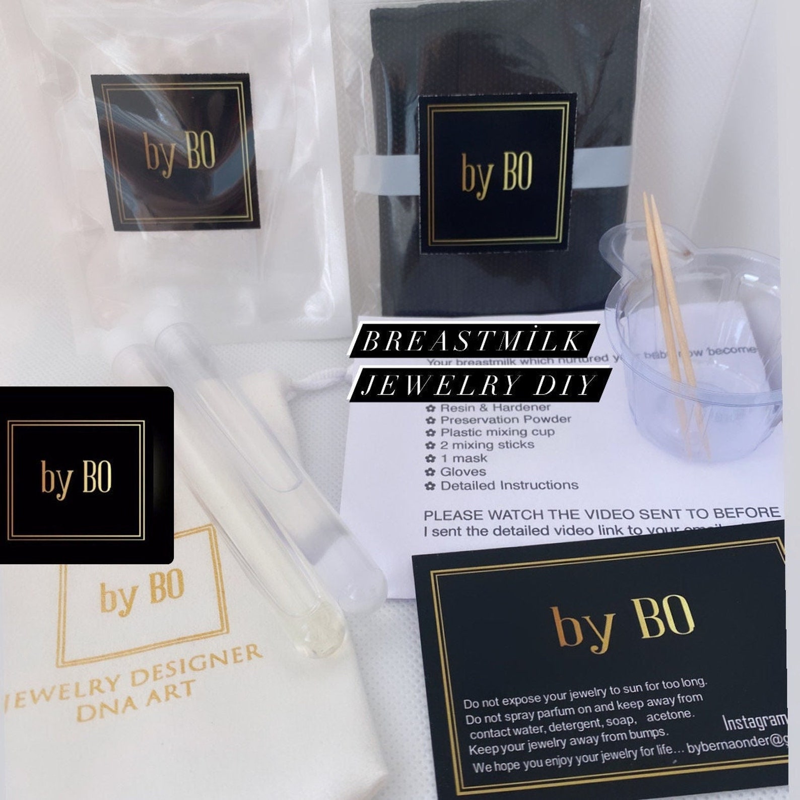 Breastmilk Jewelry KIT Breastmilk Diy Kit Keepsake Jewelry Etsy