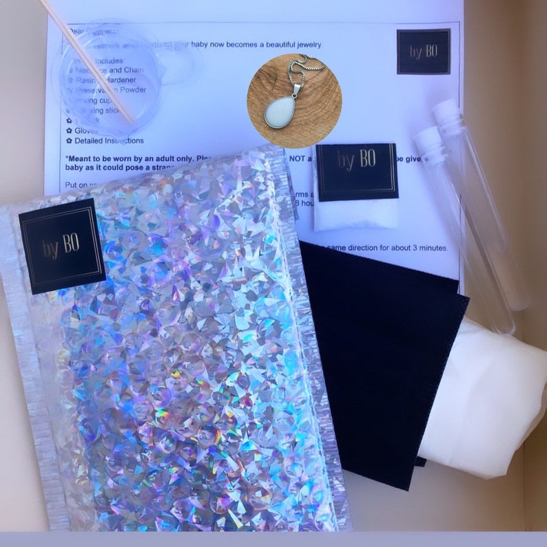 Breastmilk Jewelry Necklaces Diy Breastmilk Jewellery Kit Etsy