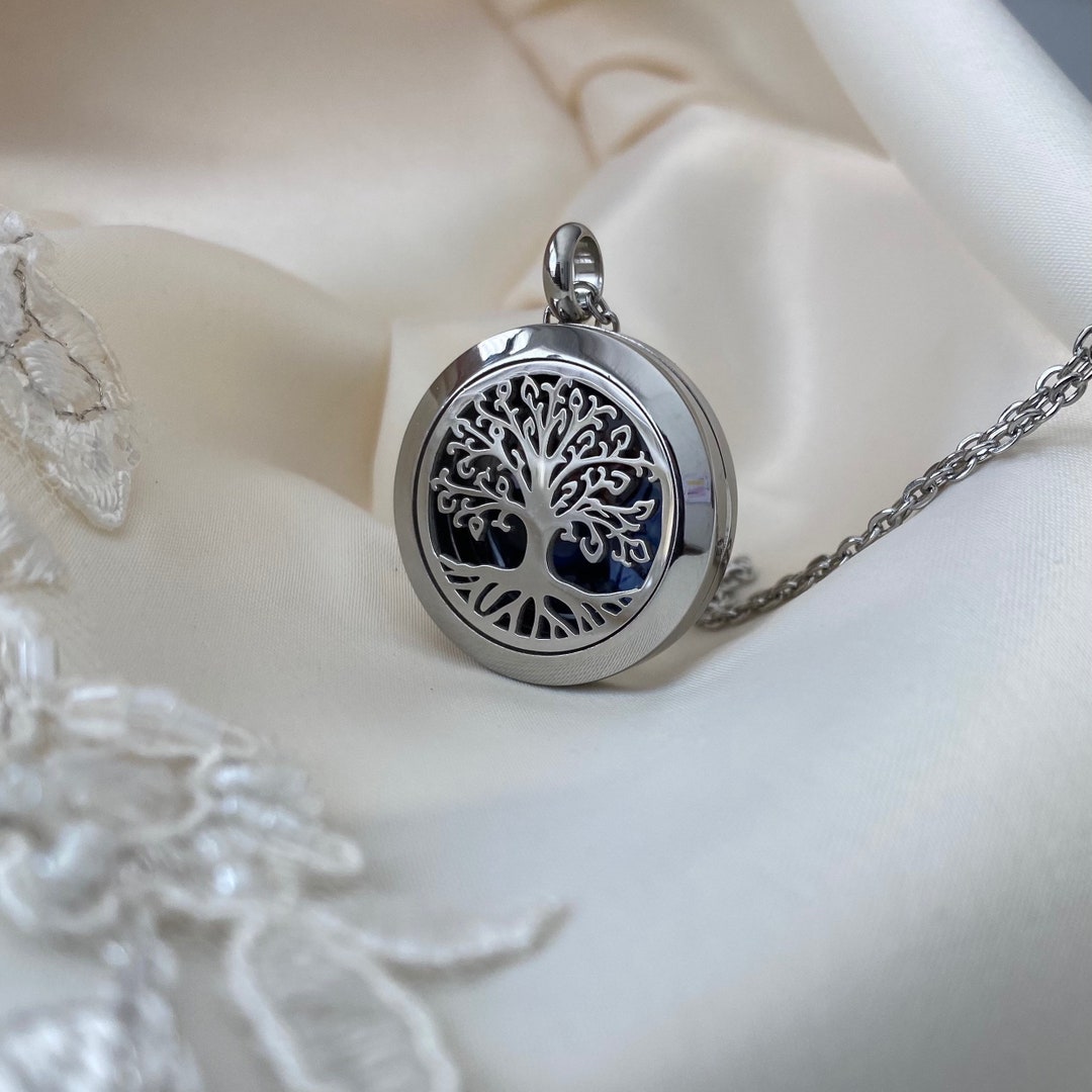 Tree of Life Photo Locket Necklace: Keepsake Jewelry Gift - Etsy
