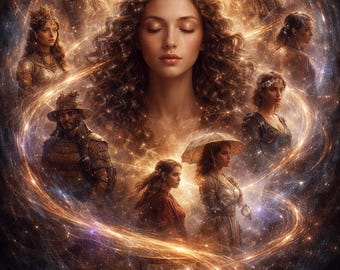 Past Life Reading - Who Were You Before - Reincarnation Tarot | Akashic Records - Karmic Lessons - PDF Report