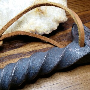 Genuine rustic railroad spike bottle/pop can opener
