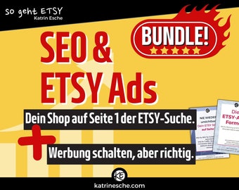 BUNDLE  Die ETSY Ads Formel, Werbung auf ETSY Anleitung, Etsy shop eBook, Etsy Marketing