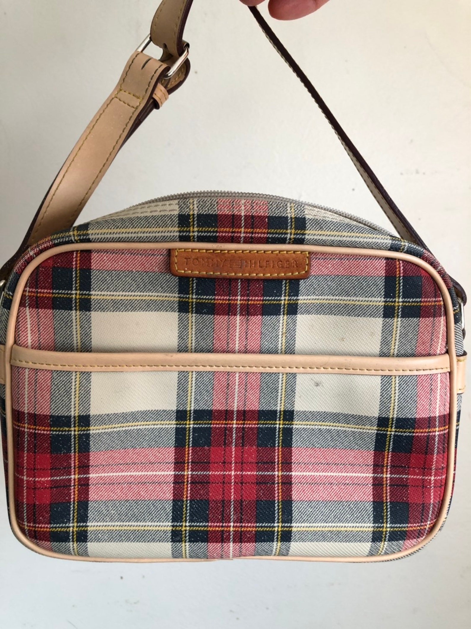 Vintage plaid Tommy Hilfiger purse Etsy