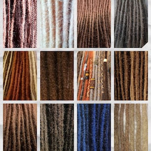 Echthaar Dreads - individuelle Farbanpassung! Hochwertige Dreadextensions Dreadlocks Dreadverlängerungen - alle Längen!