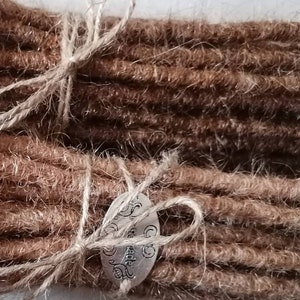 Dark blond, extra long, high-quality human hair dread extensions dreads dreadlocks dread extensions real human hair - at Kreativ Dreads