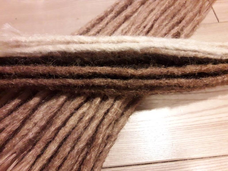 Echthaar Dreads 5-120 St\u00fcck extralange alle Farben! hochwertige Dreadextensions 50cm 20 Dreadlocks Dreadverl\u00e4ngerungen