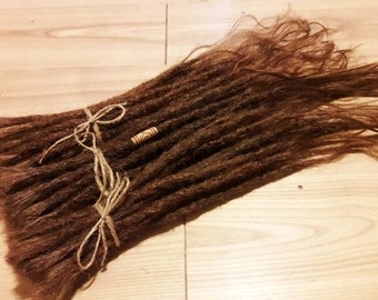 40 cm real hair dreads - high-quality dread extensions dreadlocks dread extensions - all colors!