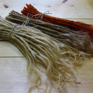 Extra long, high-quality human hair dread extensions 50 cm 20 &quot;dreads dreadlocks dread extensions real human hair unique creative dreads