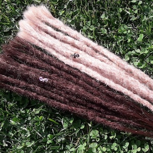 40 cm Echthaar Dreads - hochwertige Dreadextensions Dreadlocks Dreadverlängerungen - alle Farben!